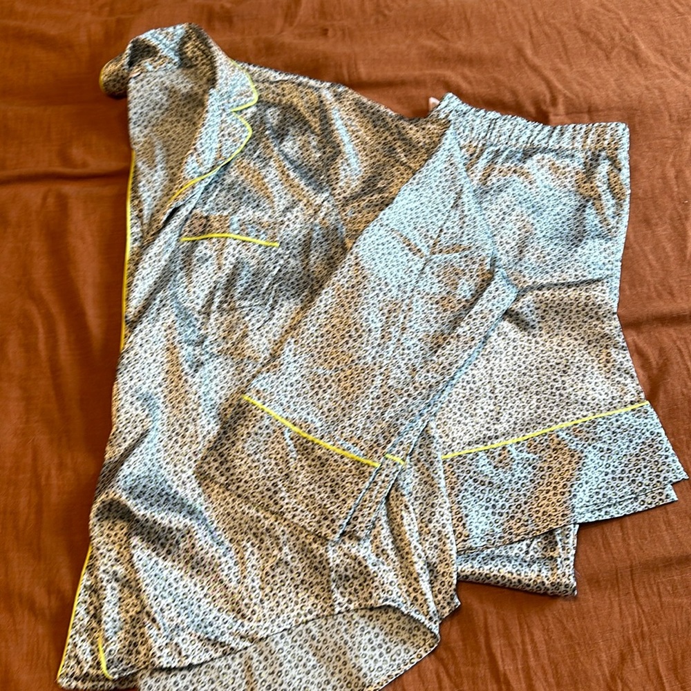 Satin pajamas